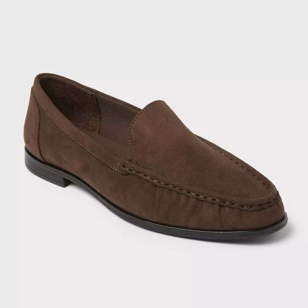 Women's Brown Loafers A New Day James Rouched Size 6.5 New in Box